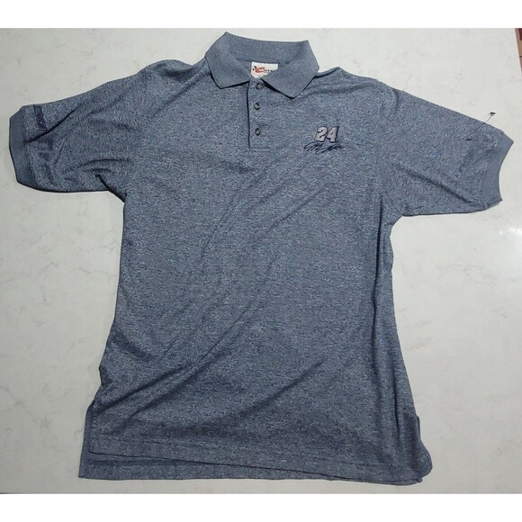 VTG 2004 Chase Authentics Jeff Gordon #24 NASCAR Golf Polo Shirt Medium NWOT - Picture 2 of 12